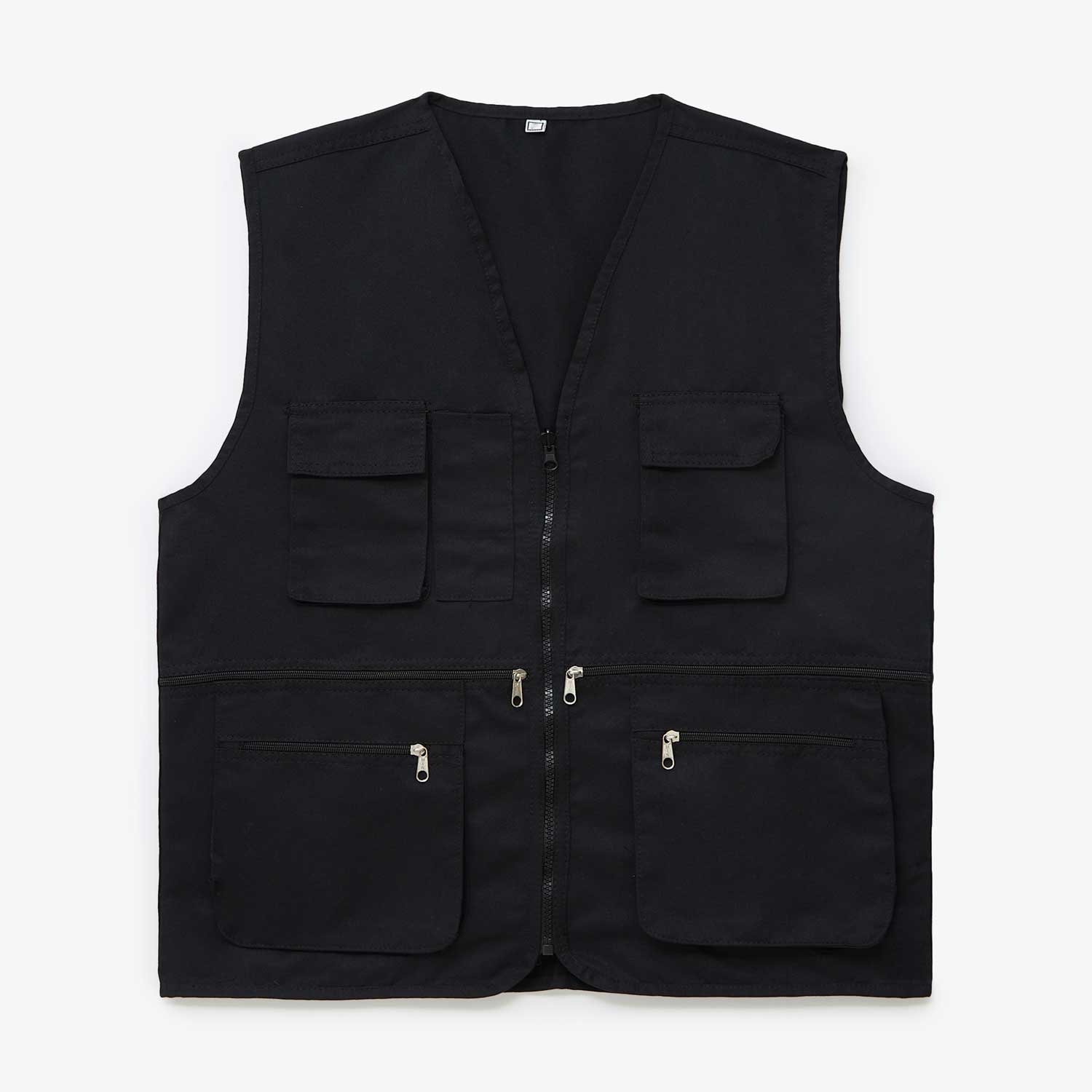 CHALECO DRILL NEGRO
