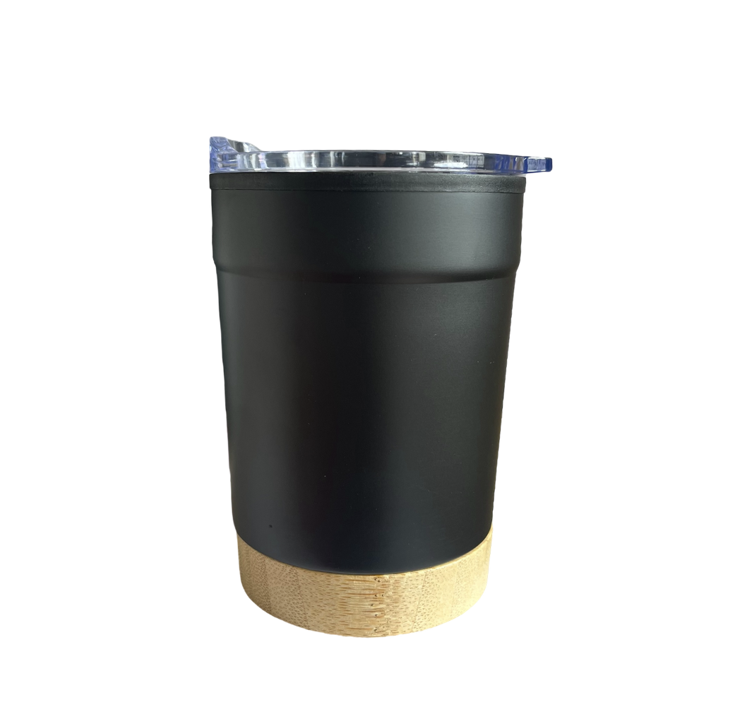 MUG BASE DE BAMBÚ NEGRO