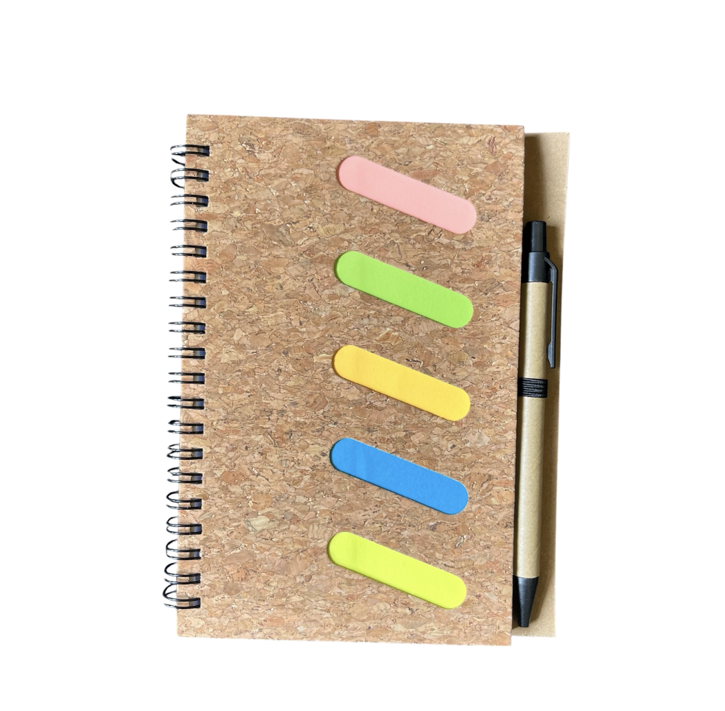 LIBRETA ESPIRAL CORCHO